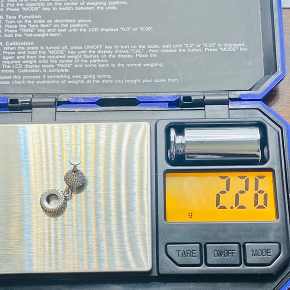 Pandora 791535CZ Sterling Silver Night Out Cocktail Glass Dangle Charm w/ CZ's - Picture 10 of 10